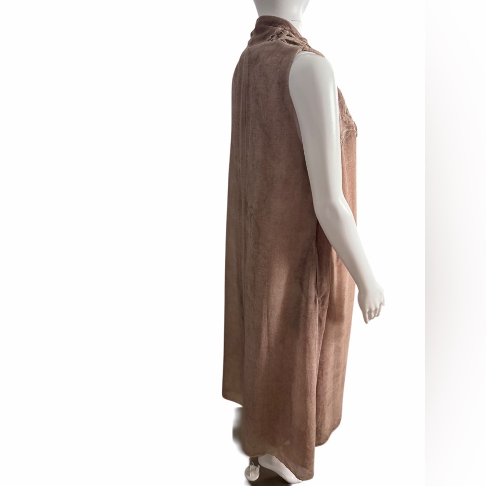 Revelation Sleeveless Silk Blend Maxi Dress - Picture 2 of 10